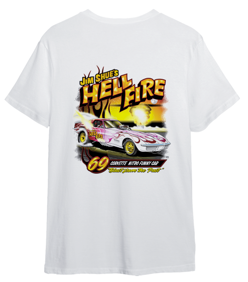 White Hell Fire t-shirt